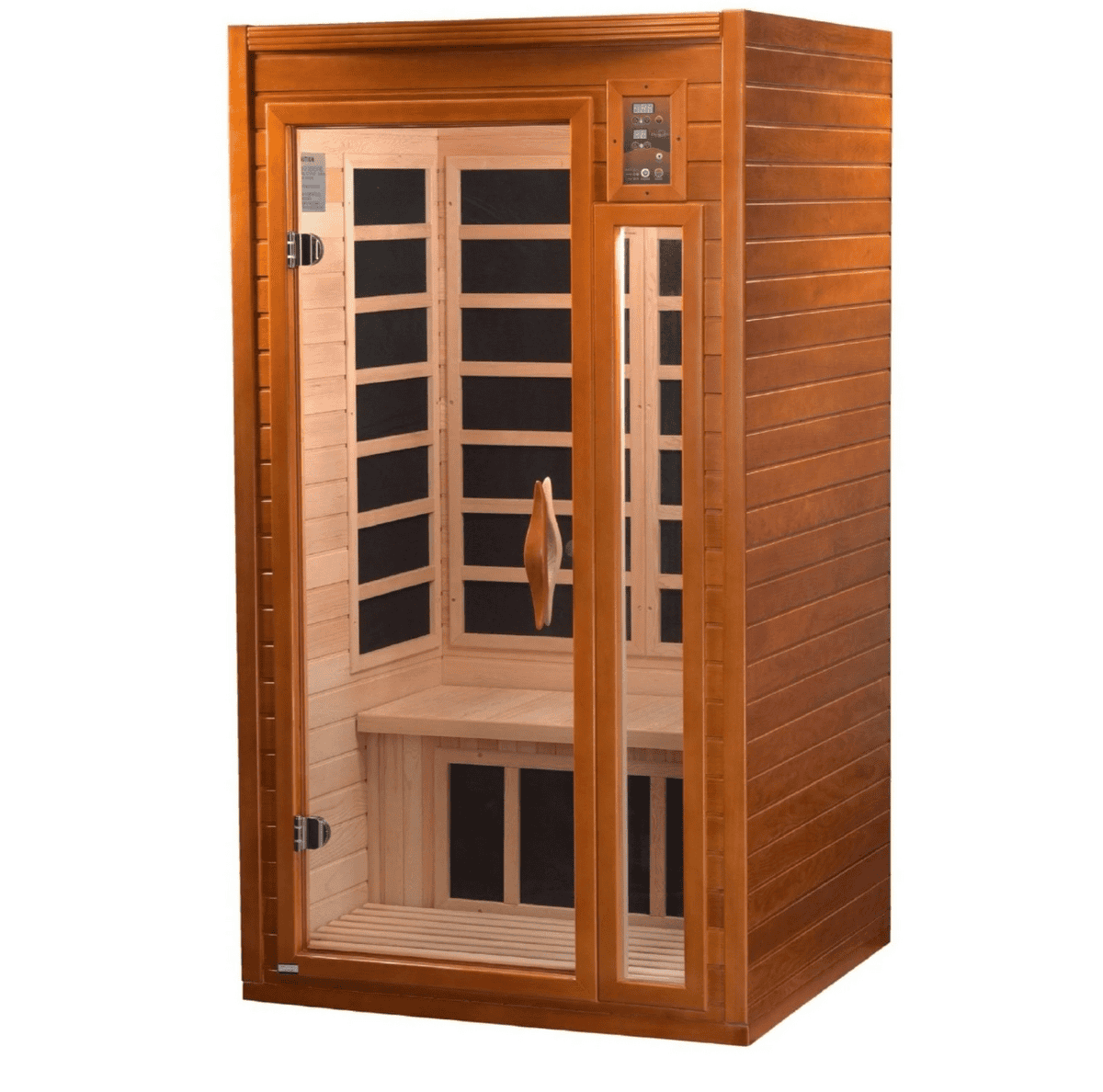 Dynamic Saunas Barcelona 1–2 person low EMF far infrared sauna cabin for indoor home wellness